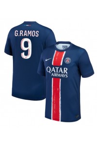 Paris Saint-Germain Goncalo Ramos #9 Voetbaltruitje Thuis tenue 2024-25 Korte Mouw